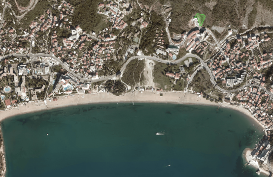 Plot for the construction of a residential building in Bečići in a great location