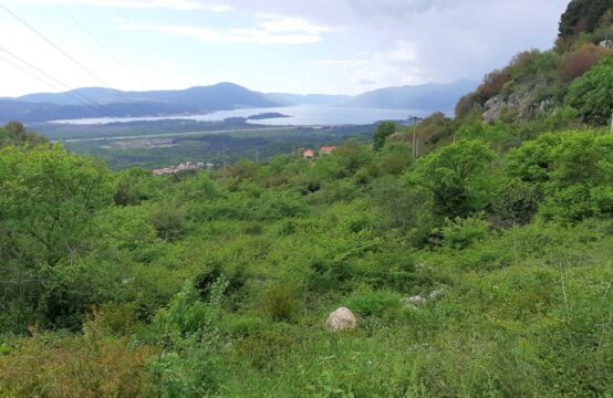 Urbanized plot with a view of Tivat Bay